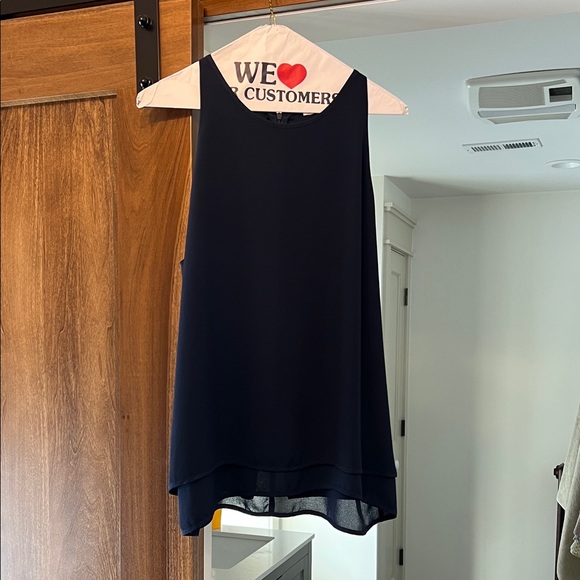 Violet & Claire Tops - Violet & Claire Navy Tank Top